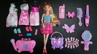 18 Minutes Satisfying with Unboxing Barbie Doll with New Dresses and Beauty Fashion Accessories