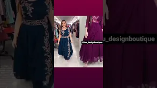 eid special dress 👗 gown saree design dress 🥻 #fabricjewelry #youtubeshorts #support #viralvideo