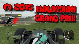 F1 2015 - Malaysian Grand Prix Gameplay No Commentary - 1080p / PS4