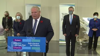 Premier Ford makes an announcement in Mississauga | Nov 2