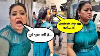 Bharti Singh Spotted at Dance Deewane Set in Filmistan Goregaon 📸