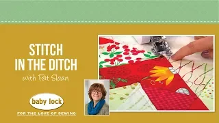 Stitch in the Ditch Tips with Pat Sloan