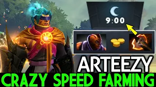ARTEEZY [Anti Mage] Crazy Speed Farming 9 Min Battle Fury Dota 2