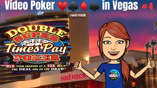 Video Poker in Vegas ☀️ 4 - Double Super Times Pay DDB E258 #videopoker,#casino,#vegas