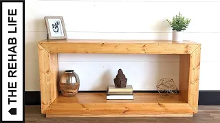 The $80 Console Table - Easy DIY Project!