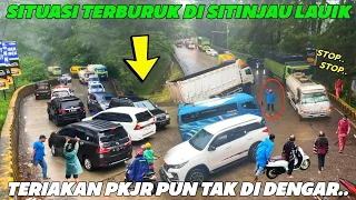 SITUASI TERBURUK DI SITINJAU LAUIK !!! Pkjr Pusing Teriakan Pun Tak Terdengar Oleh Sopir Di Tanjakan