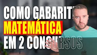 Como estudar MATEMÁTICA para CONCURSOS