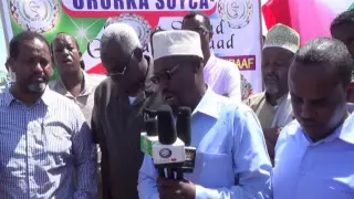 Warka yassin jama ali e wasiirada dhalinyarada iyo beeraha somaliland oo dhagax dhigay Xarun dhaliny