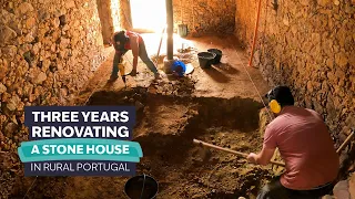 Abandoned House in Portugal Renovation - 3 Year Timelapse