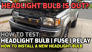 Headlight Bulb Testing: Fuse | Relay | Electrical Controls | EASY FIX
