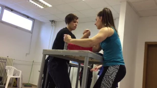 Armwrestling Rebeka