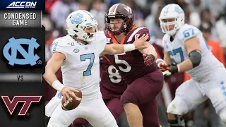 North Carolina vs. Virginia Tech Condensed Game | ACC Football 2019-19