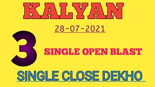 Kalyan 28/07/2021 single Jodi trick don't miss second toch line ( #johnnysattamatka ) 2021