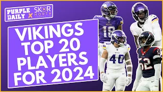 Minnesota Vikings top 20 players for the 2024 season