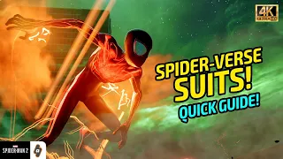 How to get the Spider-Verse Suits in Marvel's Spider-Man 2