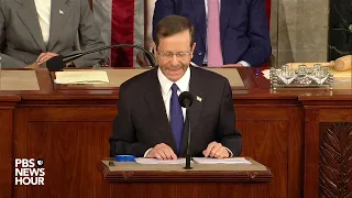 WATCH: Iran's nuclear program is greatest challenge to Israel, President Herzog tells Congress