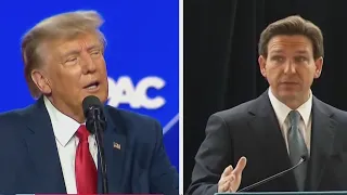 Trump, DeSantis spar over GOP support after DeSantis' Iowa events | NewsNation Prime