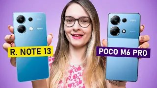 Redmi Note 13 vs Poco M6 Pro! QUAL COMPRAR? Comparativo!