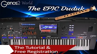 YAMAHA Genos 2 The Epic Duduk Tutorial & Free Registration