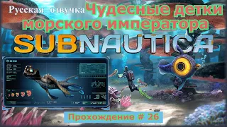 Subnautica! Прохождение с русской озвучкой # 26 (Детёныш морского императора)