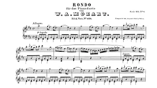 Mozart / Harris Goldsmith, 1968: Rondo in D Major K 485 - MHS 910