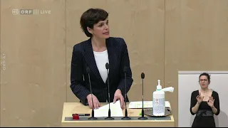 Nationalrat  Pamela Rendi-Wagner (SPÖ) 20.3.2020