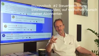 Photovoltaik #2 Steuerberechnung Informationsvideo meiner Tabelle. Auf vielfachen Wunsch.