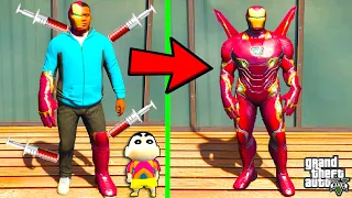 Franklin Finding $1 To $1,000,000,000 IRONMAN in GTA 5 | SHINCHAN and CHOP