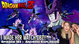 Girlfriend's Reaction to CELL DESTROYING ANDROID 16 & CELL JRS! GOHAN VS CELL! (Part 3) DBZ Ep. 183