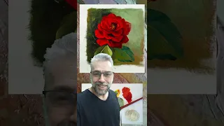 Parte 1 - Como pintar uma rosa-vermelha