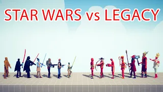 STAR WARS Team vs LEGACY Team - Totally Accurate Battle Simulator TABS