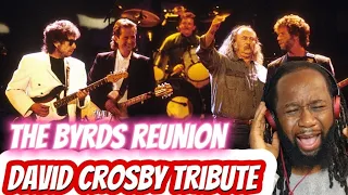 THE BYRDS REUNION Ft DAVID CROSBY & BOB DYLAN - Turn Turn Turn - Mr Tambourine man REACTION