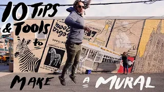 How to Paint a Street Art Mural! 💯 The Top 10 Tips & Tools (From an Expert! ✅)  - Episode N° 6