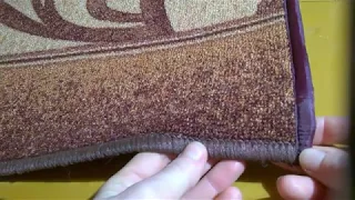 How to easily and quickly process the edge of the carpet.