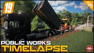 🚧 Asphalting Driveway / Building A Small Tarmac Road - Public Works⭐ FS19 Champs De France TP