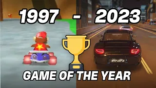 Evolution of Racing Game of the Year Award | 1997 - 2023