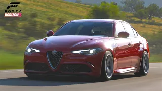 Alfa Romeo Giulia Quadrifoglio Gameplay | Forza Horizon 5