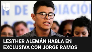 "Seguiré siendo nicaragüense": en exclusiva, el joven Lesther Alemán habla desde su destierro