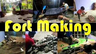 Fort Making || Shivneri Fort || Diwali killa