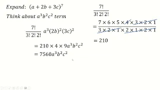 TMUA: Multinomial expansion