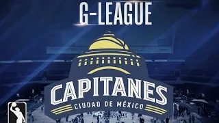 The NBA G-league is expanding to Mexico! The Mexico City Capitanes!