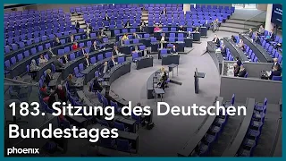 183. Sitzung des Deutschen Bundestages