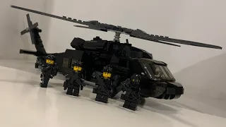 Sluban M38-B1012 Blackhawk Helicopter | Stop-Motion Build