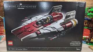 Pure Build Part 1 🎧 LEGO Ultimate Collector Series A-Wing Starfighter 75275 (no narration)