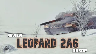 ОБЗОР  Leopard 2а6  War Thunder [1440p]