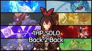 Amber SOLO 1hp vs all 8 weekly bosses BACK TO BACK