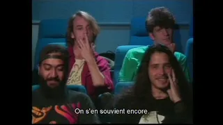 SOUNDGARDEN badmotor interview, full Band in Ciné 1991 (Hard 'n' heavy) Vostf