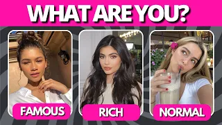 💰ARE YOU FAMOUS RICH OR NORMAL?💰 Aesthetic Quiz - Personality Test