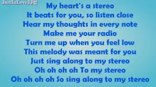 Glee - Stereo Hearts (HQ Audio) - Lyrics