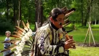 Фантастический танец индейца! Индеец Руна Кай.  ( 816)